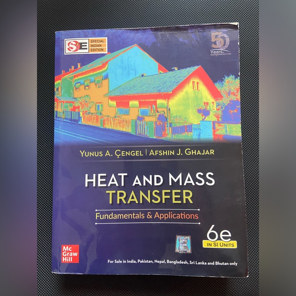 heat and mass transfer fundamentals McGraw Hill